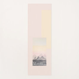 マウンテンハイウォーターモノグラムのカラー ヨガマット