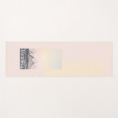 マウンテンハイウォーターモノグラムのカラー ヨガマット (正面(横))