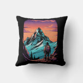 マウンテンハイキングサンセット クッション (裏面)