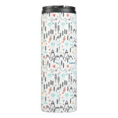 マウンテンハイキングパターン タンブラー (裏面)