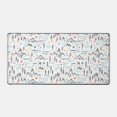 マウンテンハイキングパターン デスクマット (正面)