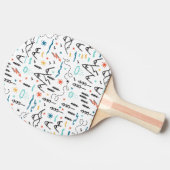 マウンテンハイキングパターン 卓球ラケット (横)
