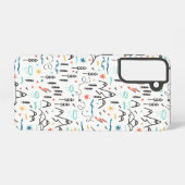 マウンテンハイキングパターン SAMSUNG GALAXYケース (裏面横)