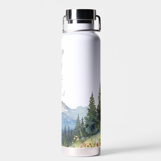 マウンテンハイキング素朴キャンプバチェロレッテウィークエンド ウォーターボトル (背面)