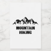 マウンテンハイキング フードラベル (シングルラベル)