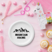 マウンテンハイキング ペーパープレート (パーティー)