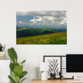 マウンテンハイキング/マウンテンランドスケープ ポスター (ホームオフィス)