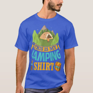 マウンテンハウスツリーバッグキャンプファイアキャンペールこれが私 Tシャツ