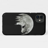 マウンテンハロウィン不気味ムーン上の馬立ち Case-Mate iPhoneケース (裏面(横))