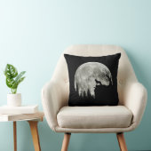 マウンテンハロウィーンに立つドイツの羊飼い クッション (椅子)