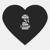 マウンテンバイおもしろいクmtbクラッシュ重力チェック ハートシール (正面)