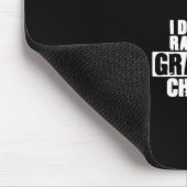 マウンテンバイおもしろいクmtbクラッシュ重力チェック マウスパッド (コーナー)