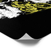 マウンテンバイおもしろいクMTBサイクリングサイクリング ポスター (角)