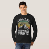 マウンテンバイおもしろいクMTBダウンヒル私はすべての自分のSをする Tシャツ (正面フル)