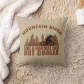 マウンテンバイクおやじ クッション (ブランケット)