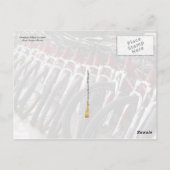 マウンテンバイクが一列に並ぶ ポストカード (裏面)