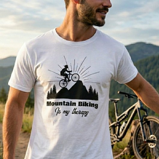 マウンテンバイクが私の癒し Tシャツ