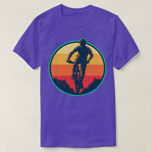 マウンテンバイクが私の近くを歩いて乗る Tシャツ (デザイン正面)