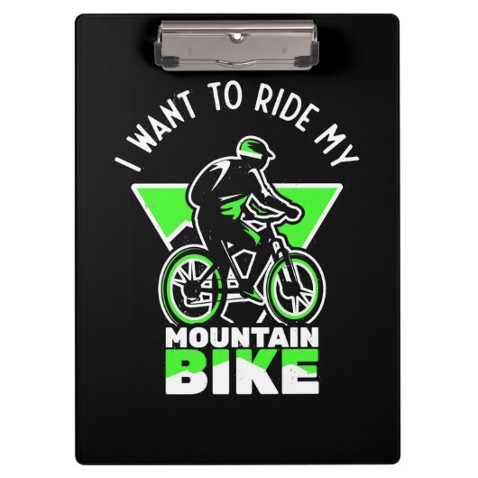 マウンテンバイクに乗りたい クリップボード (正面)