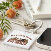 マウンテンバイクのお父さんヴィンテージ キーホルダー (正面右)