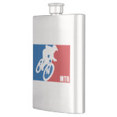 マウンテンバイクのオールスター フラスク (左)