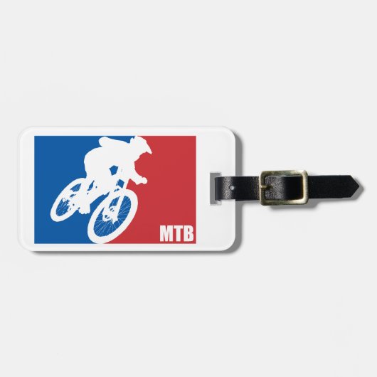マウンテンバイクのオールスター ラゲッジタグ (正面横)