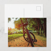 マウンテンバイクのギフト ポストカード (正面/裏面)