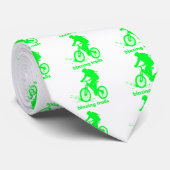 マウンテンバイクのデザイン ネクタイ (ロール)