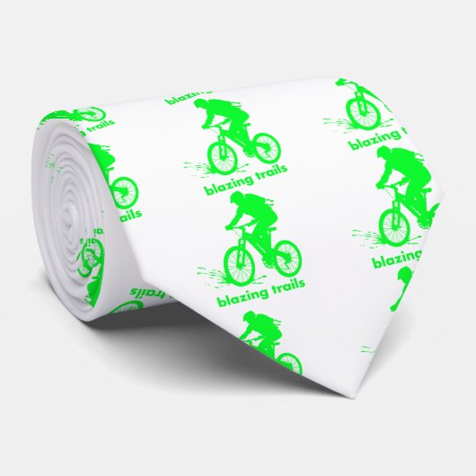 マウンテンバイクのデザイン ネクタイ (ロール)