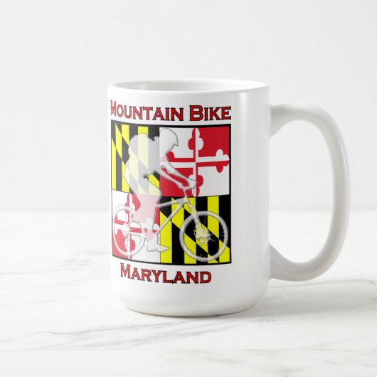 マウンテンバイクのメリーランドのコーヒー・マグ マグカップ (右)