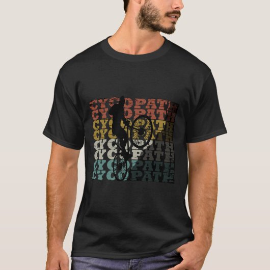 マウンテンバイクのユーモア - 面白いサイクリング - 自転車マニア Tシャツ (正面)