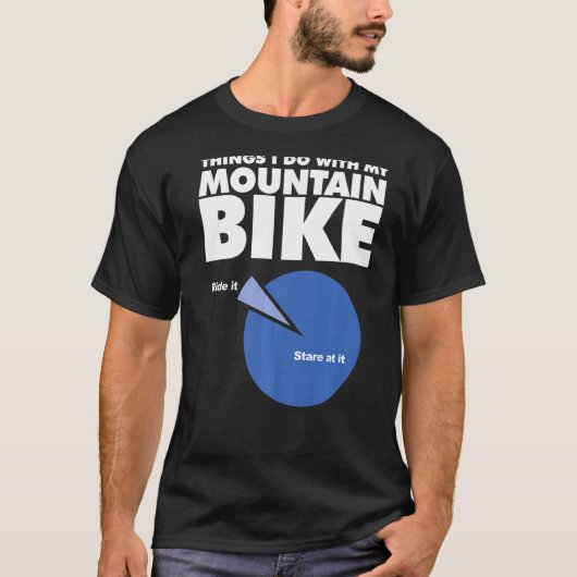 マウンテンバイクの仕事 Tシャツ (正面)