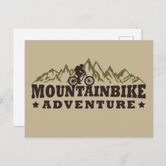 マウンテンバイクの冒険 シーズンポストカード (正面/裏面)