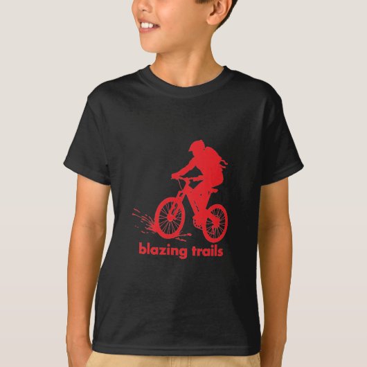 マウンテンバイクの専門のワイシャツ Tシャツ (正面)
