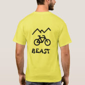 マウンテンバイクの獣 Tシャツ (裏面)