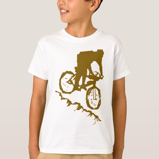マウンテンバイクの自転車 Tシャツ (正面)