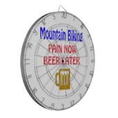 マウンテンバイクの苦痛今ビール後で ダーツボード (正面左)