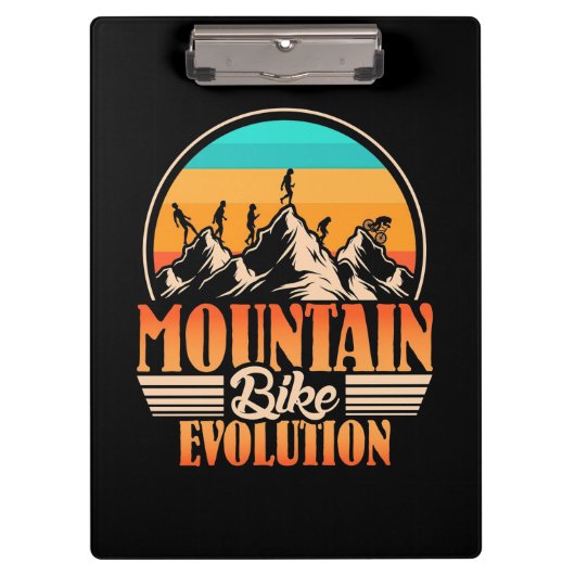 マウンテンバイクの進化 クリップボード (正面)