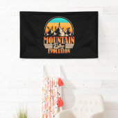 マウンテンバイクの進化 横断幕 (インサイチュ)