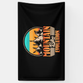 マウンテンバイクの進化 横断幕 (縦)