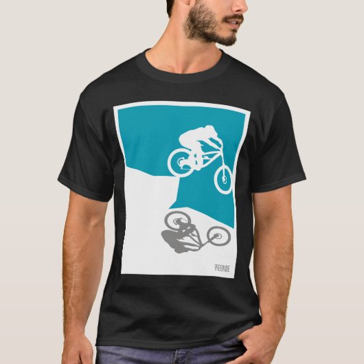 マウンテンバイクのTシャツ Tシャツ (正面)