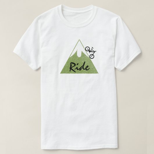 マウンテンバイクのTシャツ Tシャツ (デザイン正面)