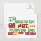 マウンテンバイクへ ポストカード (正面/裏面)