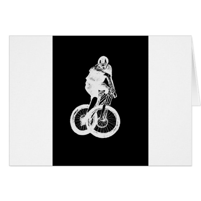 マウンテンバイクもしくは自転車に乗る人MTB BMXサイクリスト (正面横)