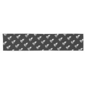 マウンテンバイクもしくは自転車に乗る人MTB BMXサイクリスト ショートテーブルランナー (横)