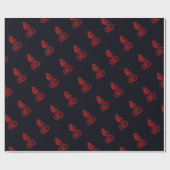 マウンテンバイクもしくは自転車に乗る人MTB BMXサイクリスト ラッピングペーパー (フラット)