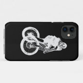 マウンテンバイクもしくは自転車に乗る人MTB BMXサイクリスト Case-Mate iPhoneケース (裏面(横))