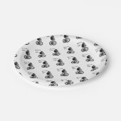 マウンテンバイクもしくは自転車に乗る人MTB BMXサイクリストCYCLO cross ペーパープレート (アングル)