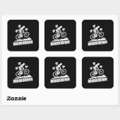マウンテンバイクをアップダウン スクエアシール (シート)