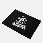 マウンテンバイクをアップダウン ドアマット (アングル)